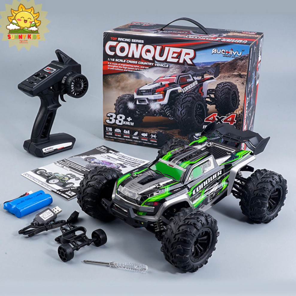 Xe Địa Hình Điều Khiển Từ Xa JJRC Q132 CONQUER, 1:16, Chức Năng Cao cấp, 38km/h, 80m, Drift, Off-road - Sunny Kids