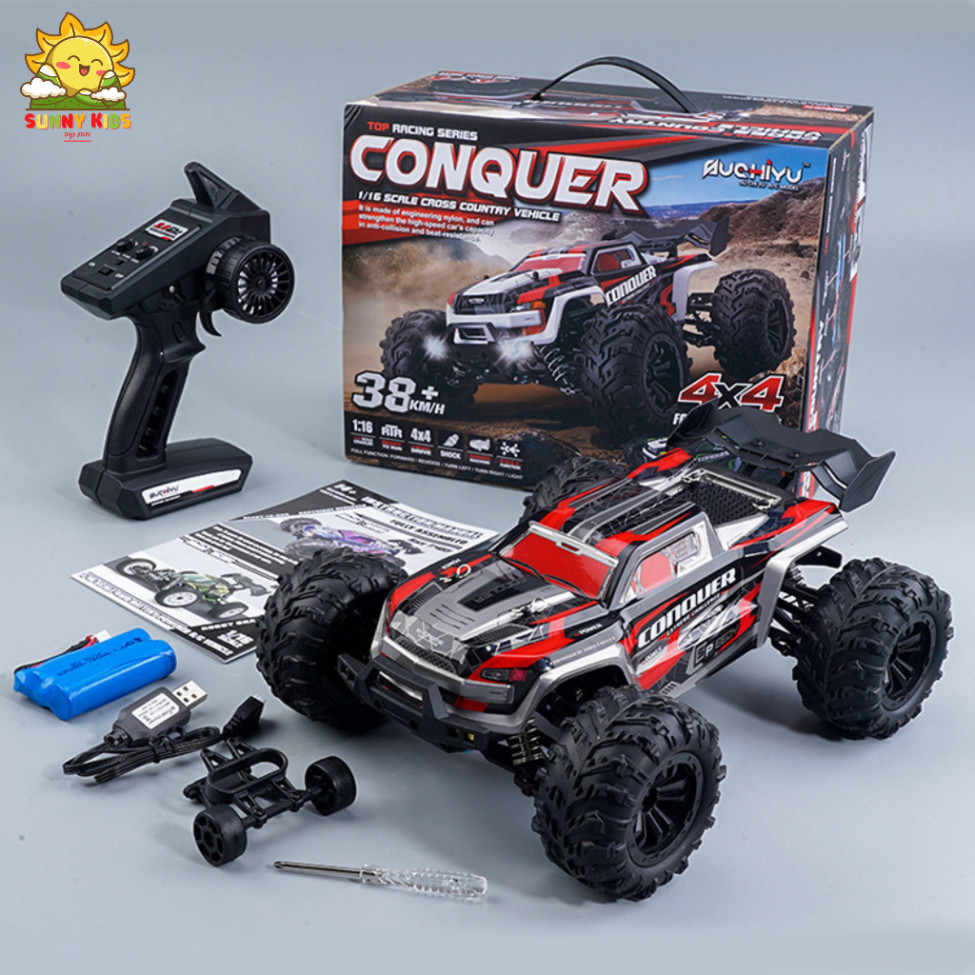 Xe Địa Hình Điều Khiển Từ Xa JJRC Q132 CONQUER, 1:16, Chức Năng Cao cấp, 38km/h, 80m, Drift, Off-road - Sunny Kids