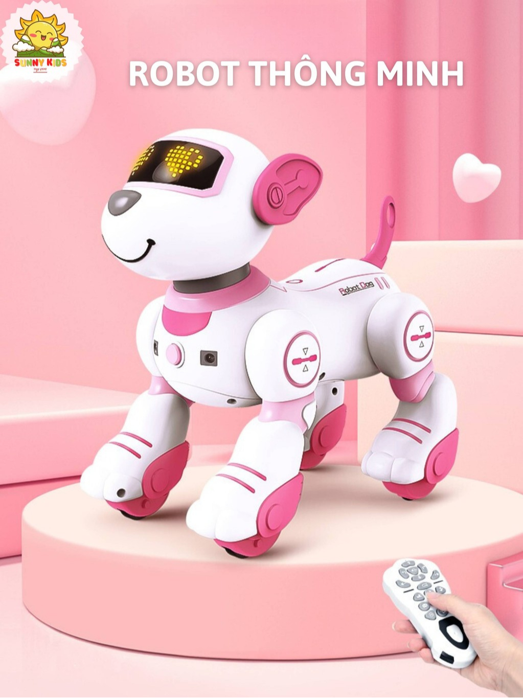 Chó Robot Đồ Chơi Dễ Thương Cho Bé Gái JJRC 1533, Đồ Chơi Cao Cấp, An Toàn, Nhiều Chức Năng Thông Minh - Sunny Kids