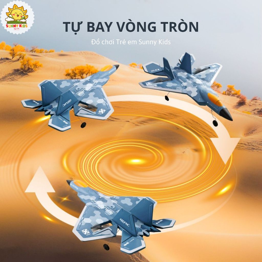 Máy Bay Điều Khiển Từ Xa 3 KÊNH 4DRC G7 Glider, Cánh Đuôi Chỉnh Điện Linh Hoạt, Hệ Thống Tự Hỗ Trợ Cân Bằng - Sunny Kids