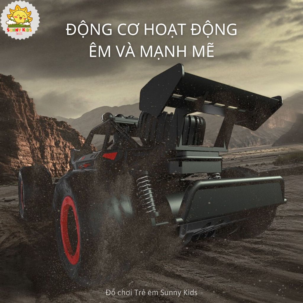 Xe Đồ Chơi Điều Khiển từ xa JJRC Q102, Có Điều Tốc, Kích Thước Lớn, Kiểu Dáng Xe Địa Hình Lớn, Đèn Led Sáng - Sunny Kids
