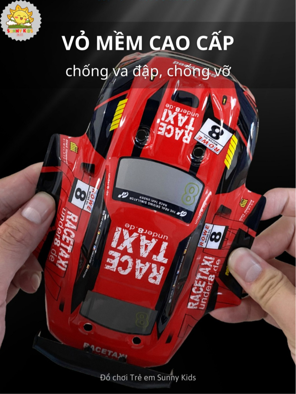 Xe Đua Điều Khiển Từ Xa JJRC Q165 Tốc Độ Cao, Trang bị 2 bộ bánh Drift và Off-Road chuyên nghiệp, 2 Cầu 4WD - Sunny Kids