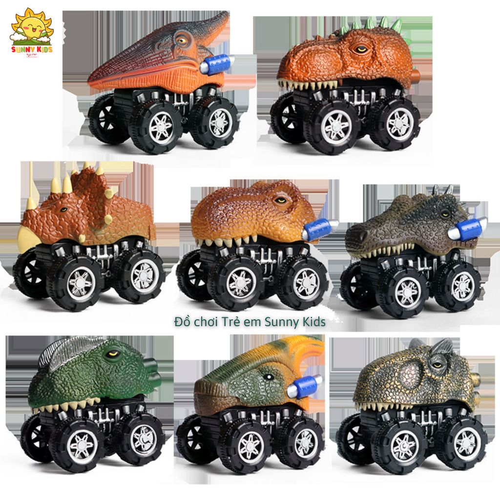 Xe Khủng Long Đồ Chơi cho Bé, Mẫu mã đa dạng, Chất liệu mềm mại, An toàn, Đồ chơi cho Bé từ 1 đến 3 Tuổi - Sunny Kids