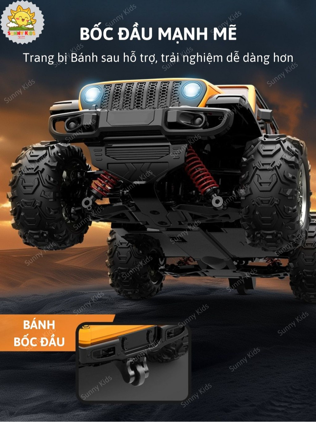 JJRC C8819 - Xe Địa Hình Tốc Độ 35km/h, 4WD Truyền Động 2 Cầu, Điều Khiển Từ Xa 2.4GHz, Thiết Kế Siêu Ngầu – Sunny Kids