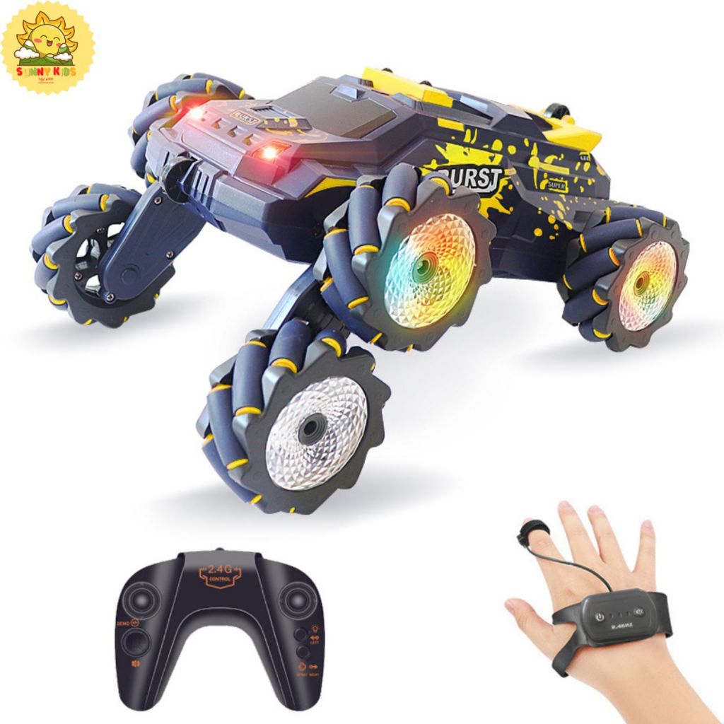 Xe Điều Khiển Từ Xa JJRC JC03 PRO – Xe Địa Hình 6 Bánh Drift Ngang, Biến Hình, Phun Khói, Điều Khiển Cử Chỉ