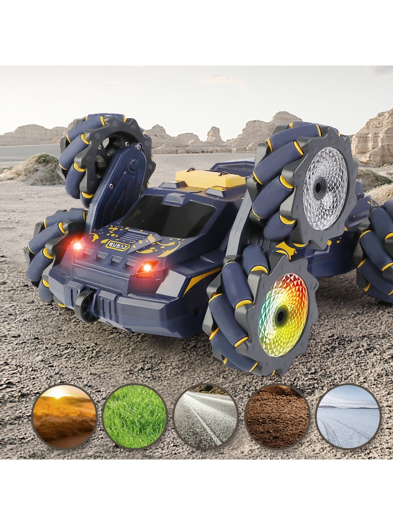 Xe Điều Khiển Từ Xa JJRC JC03 PRO – Xe Địa Hình 6 Bánh Drift Ngang, Biến Hình, Phun Khói, Điều Khiển Cử Chỉ