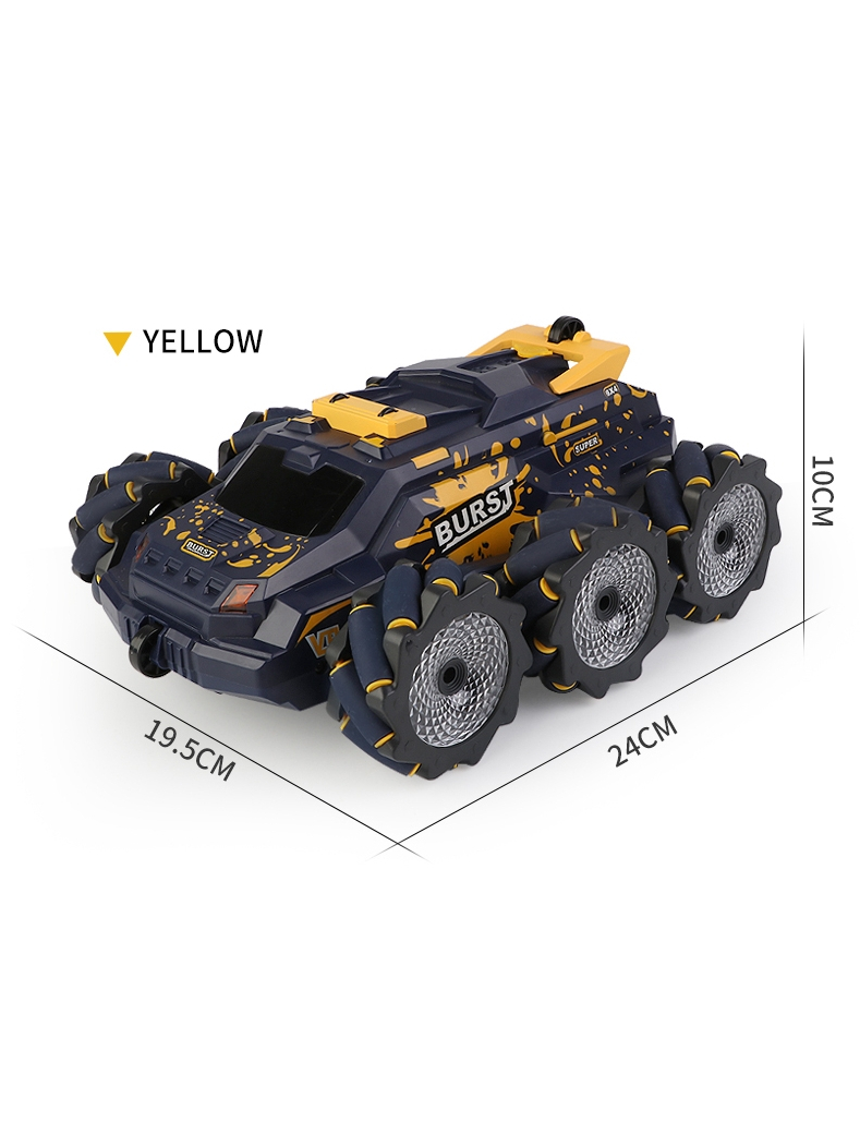 Xe Điều Khiển Từ Xa JJRC JC03 PRO – Xe Địa Hình 6 Bánh Drift Ngang, Biến Hình, Phun Khói, Điều Khiển Cử Chỉ
