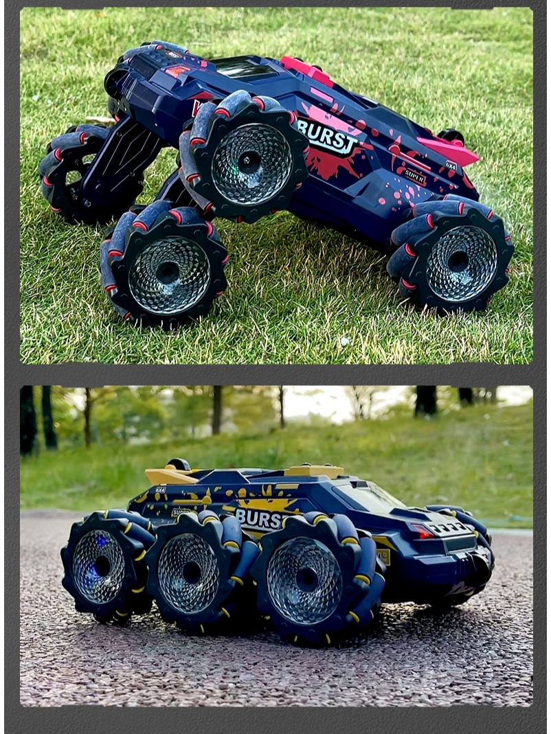 Xe Điều Khiển Từ Xa JJRC JC03 PRO – Xe Địa Hình 6 Bánh Drift Ngang, Biến Hình, Phun Khói, Điều Khiển Cử Chỉ