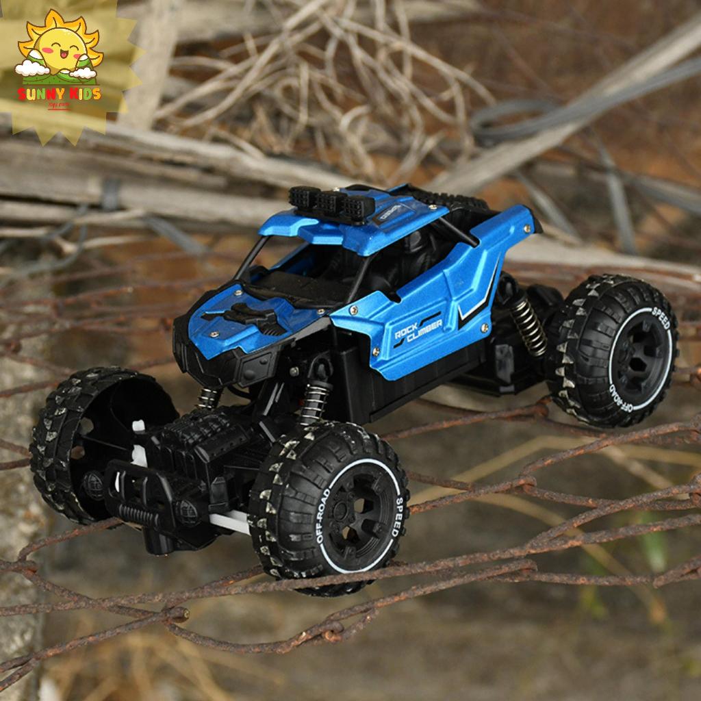 Xe Đồ chơi Điều khiển từ xa Climbing Car, Vỏ ốp Hợp Kim siêu bền, đèn chiếu sáng, 2.4GHz, phạm vi 35m, 1:16 - Sunny Kids