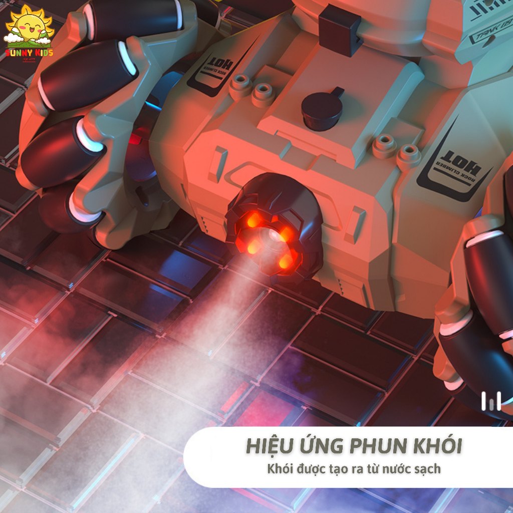 Xe Tăng Điều Khiển Từ Xa JJRC Q126, Pin sạc, Đồ Chơi Cao Cấp, Âm Nhạc Ánh Sáng Sống Động - Sunny Kids