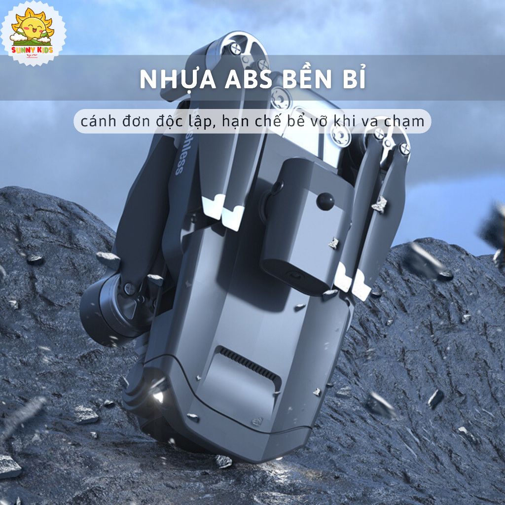 Drone JJRC H115 Tránh Vật Cản 4 Hướng, Camera Kép HD, Máy Bay Điều Khiển Từ Xa Brushless, Bay Theo Quỹ Đạo - Sunny Kids