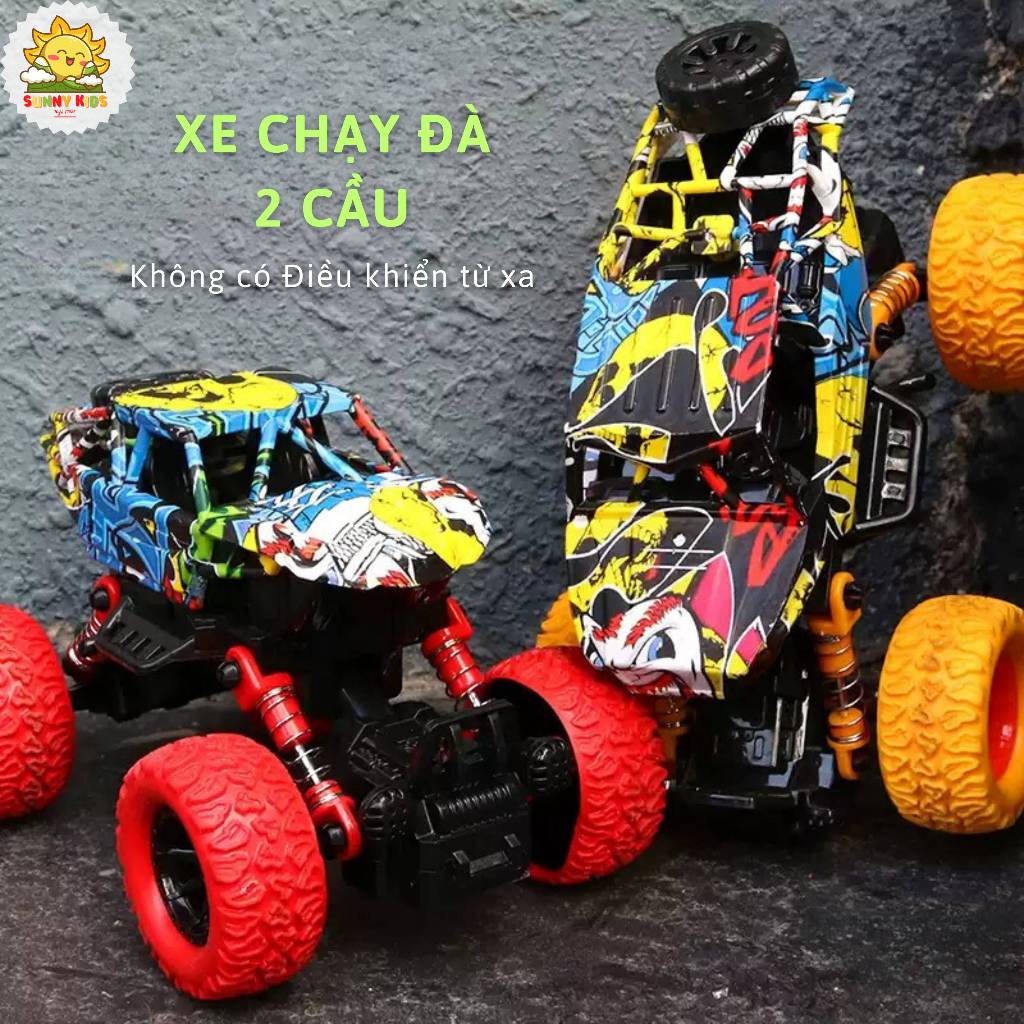 Xe Đồ Chơi Địa Hình 17cm, 6 Màu Sắc Nổi Bật, Chạy Đà 2 Cầu, Giảm Sóc 4 Bánh, Lốp Bằng Cao Su Chống Trượt - Sunny Kids