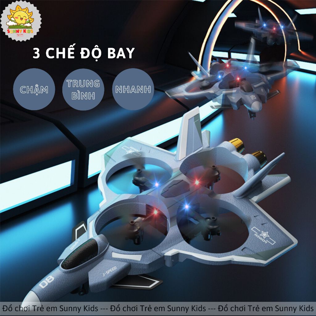 Máy bay Điều khiển từ xa Drone JJRC H121, Camera HD kết nối điện thoại, Đồ chơi Máy bay xốp dễ điều khiển - Sunny Kids