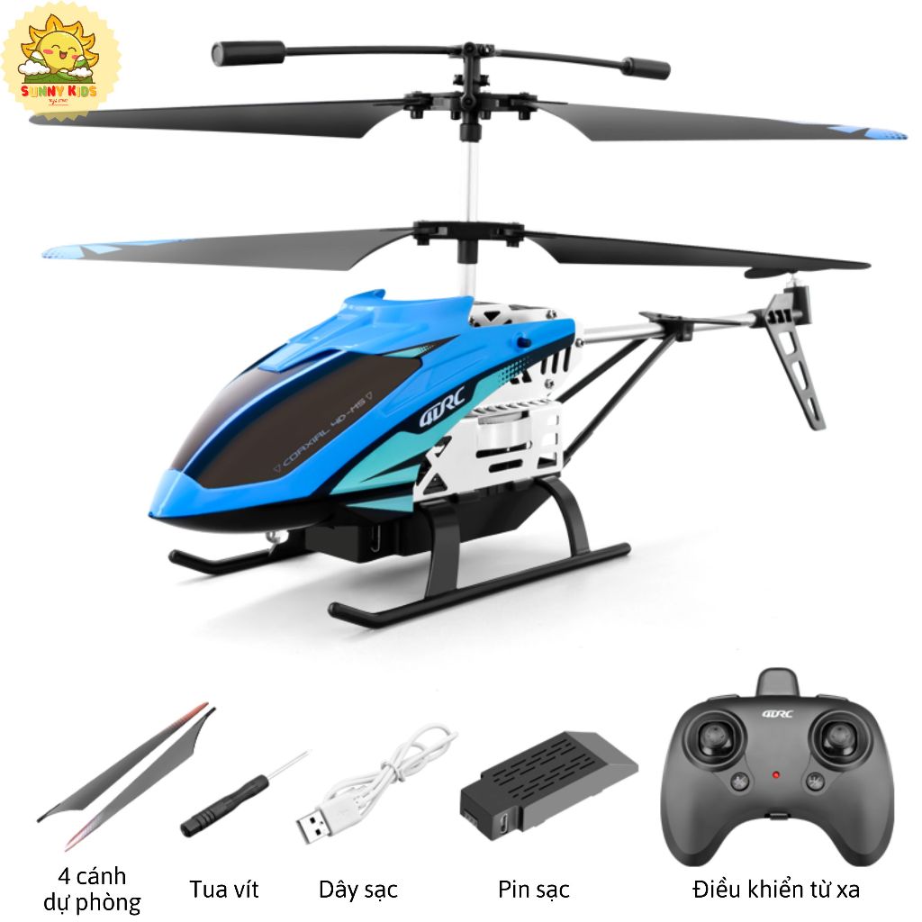 Máy Bay Trực Thăng Điều Khiển Từ Xa Cao Cấp 4DRC M5, 4.5 Kênh 6 Chiều, Máy Bay Đồ Chơi Cố Định Độ Cao - Sunny Kids