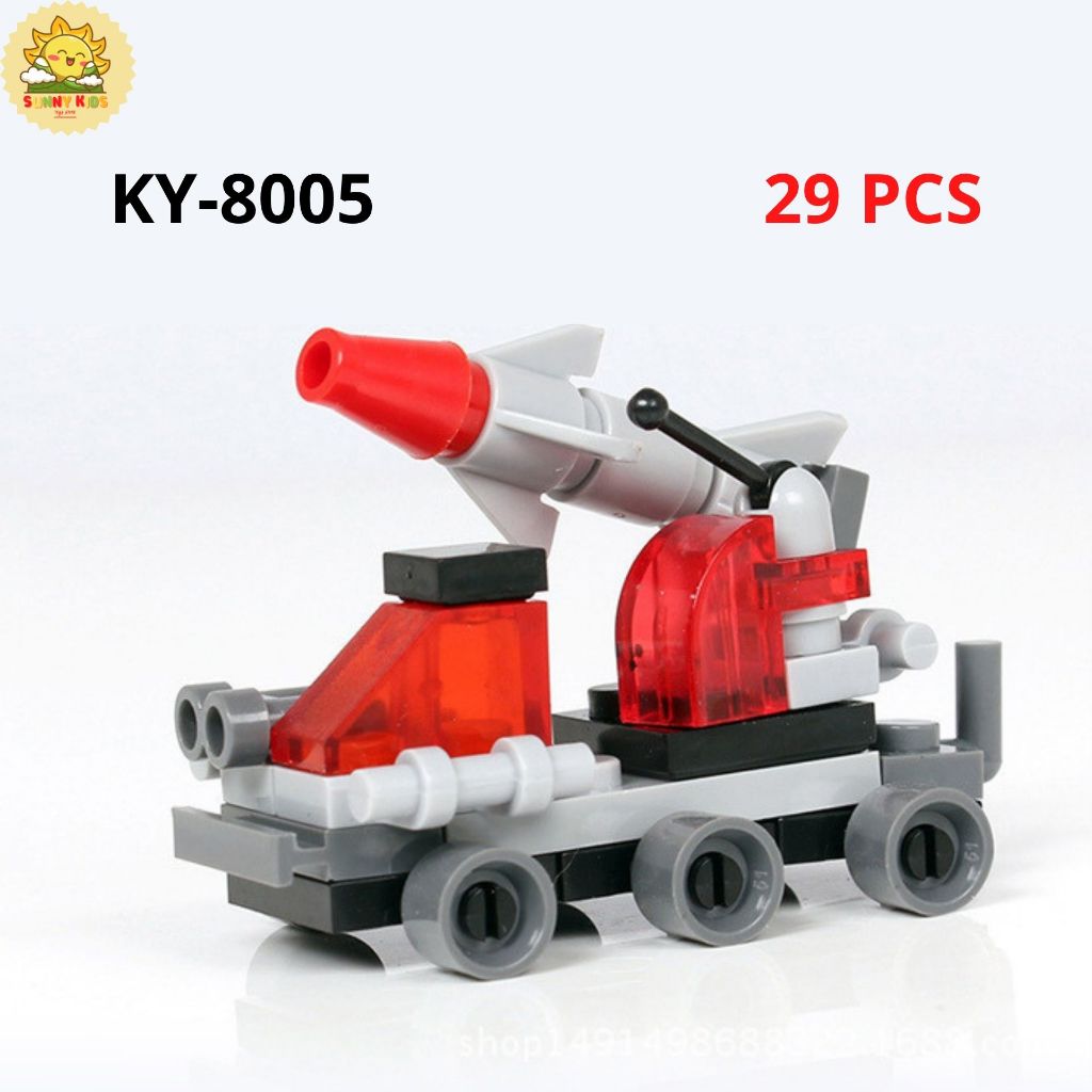Đồ Chơi Lắp Ráp Hình Khối 2 IN 1, Kích Thước Nhỏ, Chi Tiết Chắc Chắn, Đồ Chơi Lắp Ghép Mô Hình Xe Ô Tô  - Sunny Kids