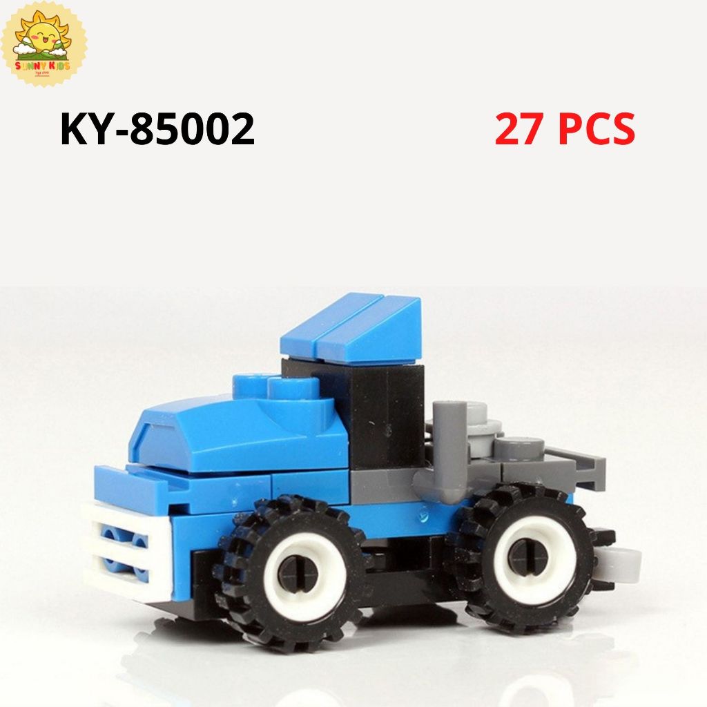 Đồ Chơi Lắp Ráp Hình Khối 2 IN 1, Kích Thước Nhỏ, Chi Tiết Chắc Chắn, Đồ Chơi Lắp Ghép Mô Hình Xe Ô Tô  - Sunny Kids