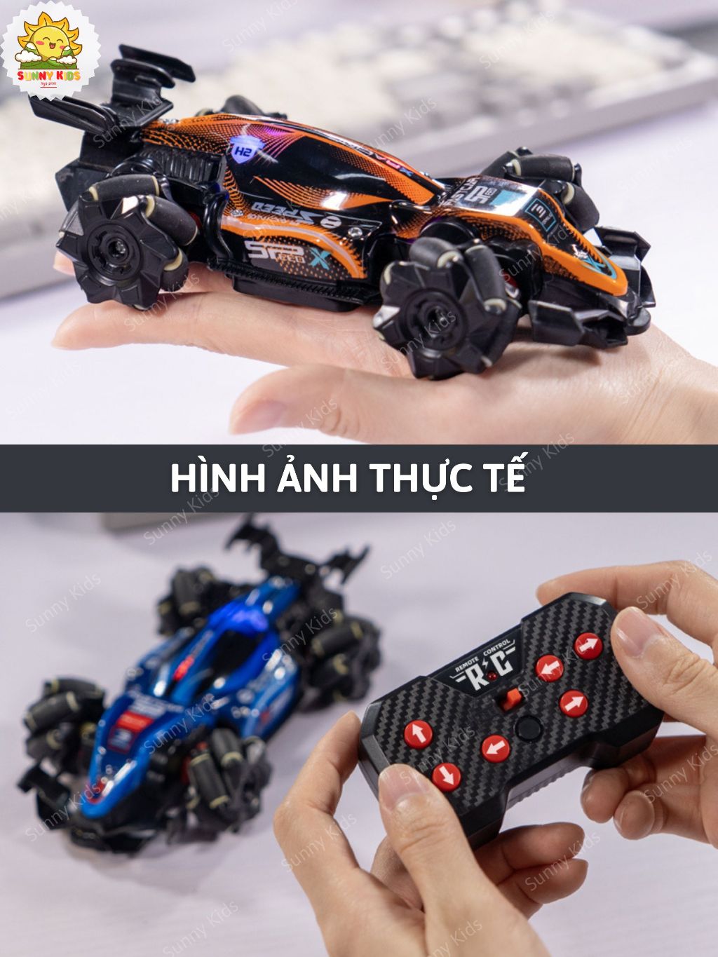 Xe Đồ Chơi Điều Khiển Mini Q239, Nhỏ Gọn Trong Bàn Tay, Chạy Đa Hướng Linh Hoạt, 2.4GHz Không Trùng Sóng - Sunny Kids