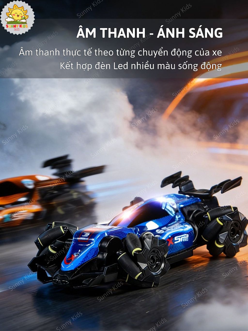 Xe Đồ Chơi Điều Khiển Mini Q239, Nhỏ Gọn Trong Bàn Tay, Chạy Đa Hướng Linh Hoạt, 2.4GHz Không Trùng Sóng - Sunny Kids