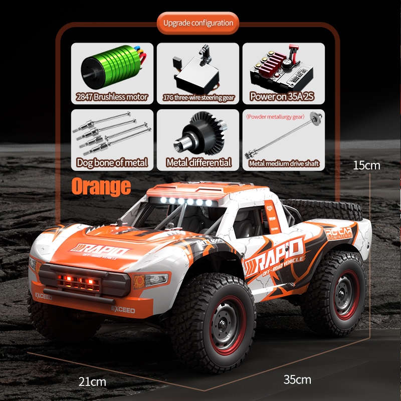 Xe Điều Khiển Từ Xa Cao Cấp Q130B - Brushless 70Km/h – 4WD Full Kim Loại, Tốc Độ Cao, Offroad Mạnh Mẽ – Sunny Kids
