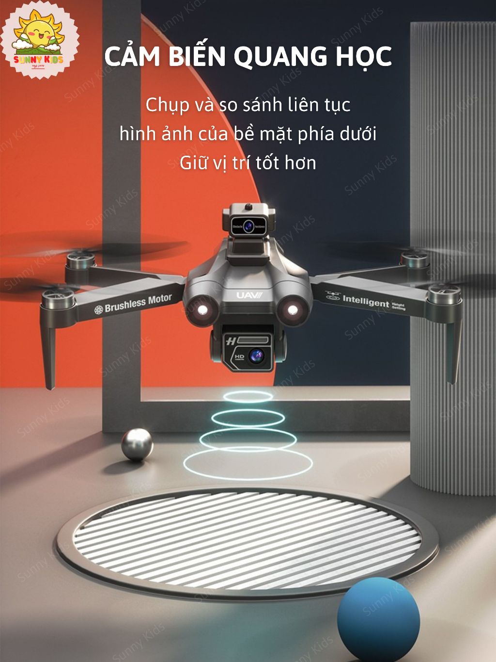 [GPS] Flycam JJRC X28 Pro 2025, Camera 1080p, Điều Khiển Tích Hợp Màn Hình HD, Tầm Bay 1000m, Tự Quay Về - Sunny Kids