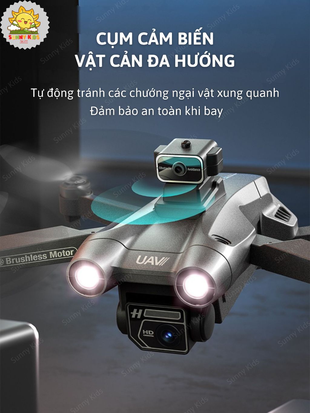 [GPS] Flycam JJRC X28 Pro 2025, Camera 1080p, Điều Khiển Tích Hợp Màn Hình HD, Tầm Bay 1000m, Tự Quay Về - Sunny Kids
