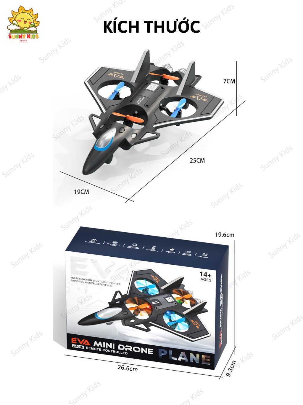 Máy Bay Điều Khiển Từ Xa H130 – Tự Cân Bằng, Nhào Lộn 360°, Đèn LED Đẹp, Đồ Chơi Bền Và An Toàn Cho Bé Trai - Sunny Kids