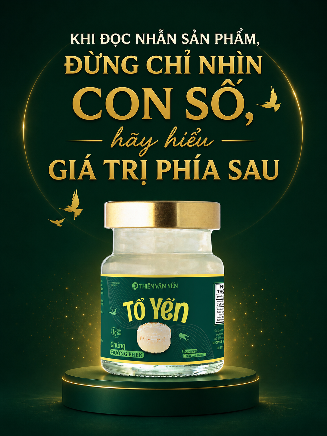 Khi đọc nhãn sản phẩm, đừng chỉ nhìn con số, hãy hiểu giá trị phía sau.