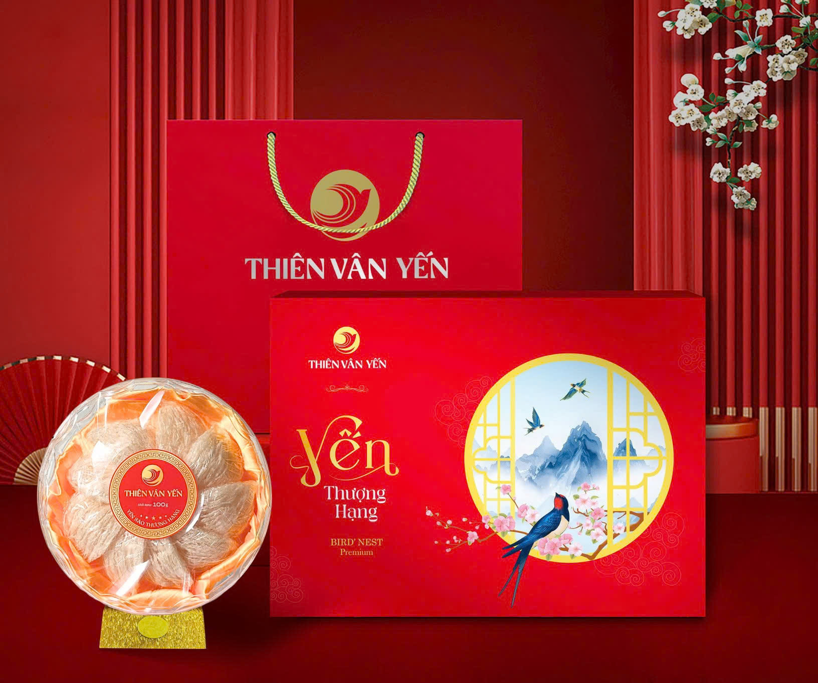 Tổ yến Các miền tinh chế - hộp 100gr - Thiên Vân Yến
