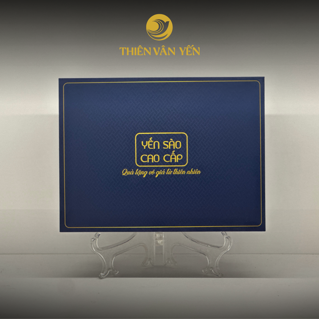 Hộp Quà Tặng 6 Hũ - MIX 3 vị 3g (Đường Phèn, Đông Trùng, Saffron) - Thiên Vân Yến