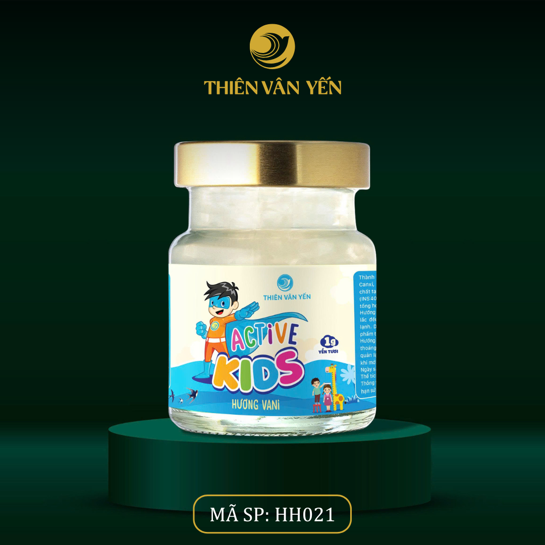 Tổ Yến Chưng Smart Kids - Yến Tươi 1g - Hộp 1 Hũ - Thiên Vân Yến