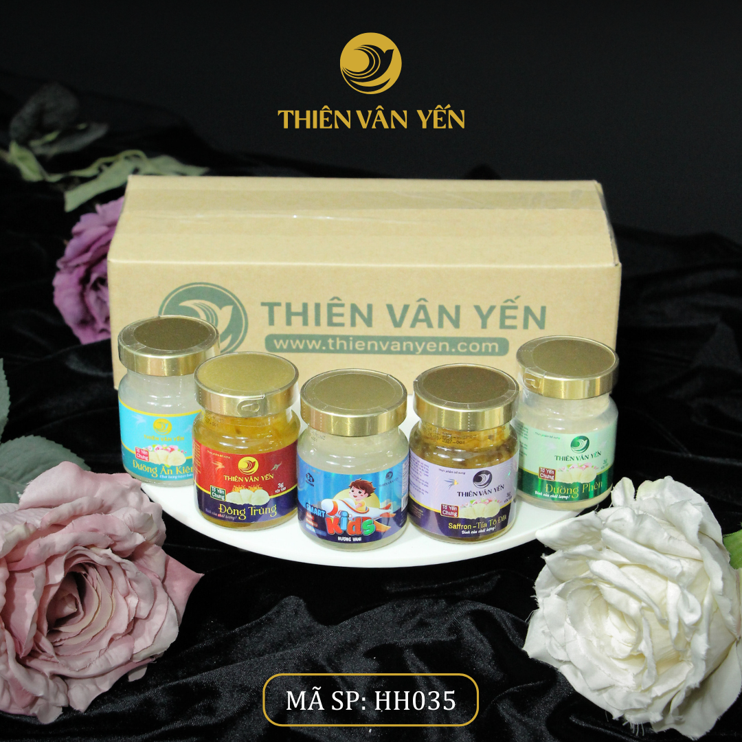 Set 10 Hộp 3g - Mix 5 Vị (2 Đường Phèn, 2 Kids,  2 Đường Ăn Kiêng, 2 Đông Trùng, 2 Saffron Tía Tô)