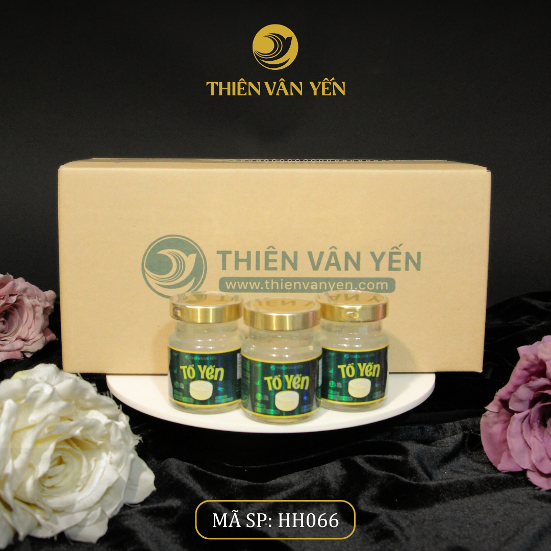 Thùng 36 Hũ - Tổ Yến Chưng Đường Phèn 1g Yến Tươi - Thiên Vân Yến
