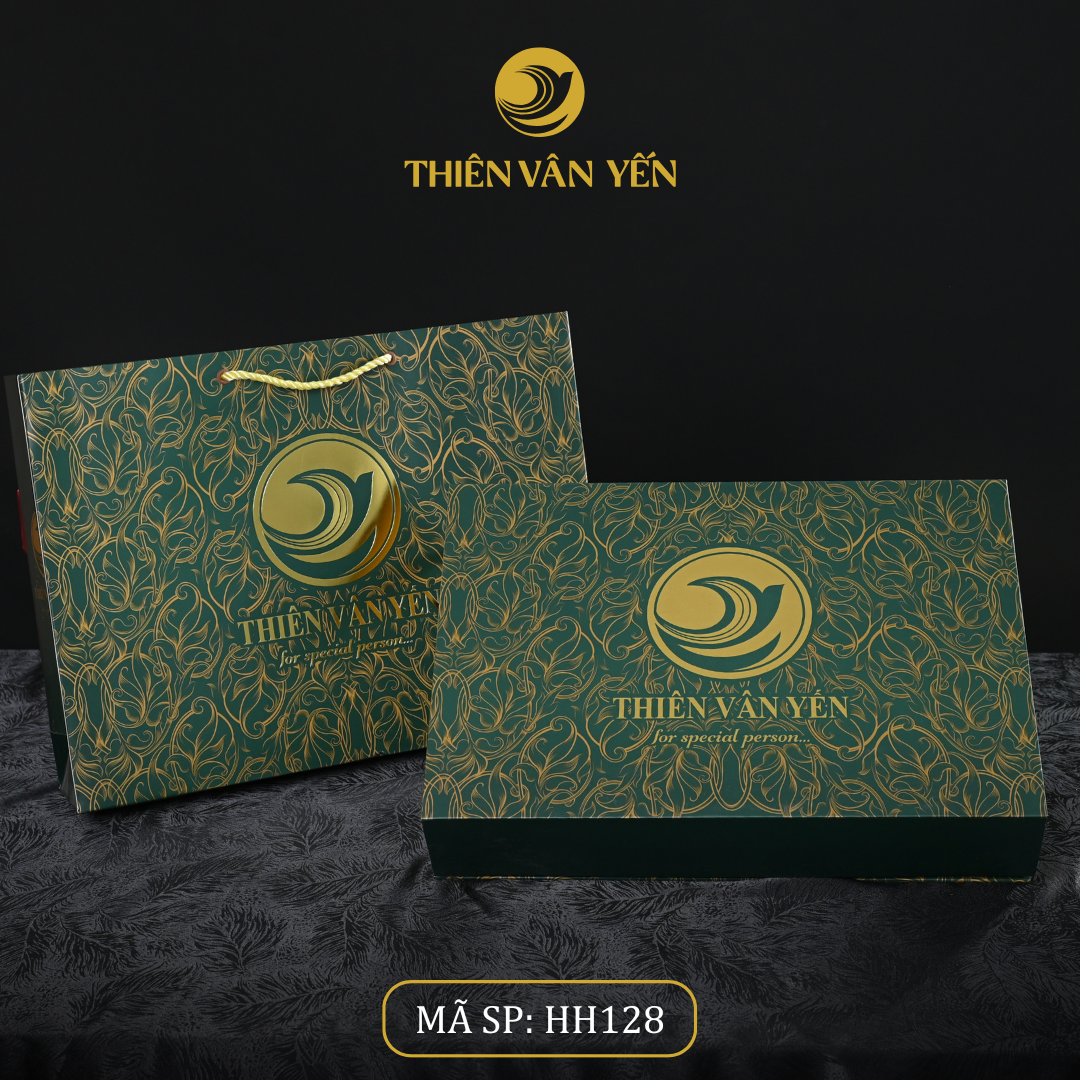 Hộp Quà Tặng 18 Hũ 3g, mix 3 vị ( 6ĐP, 6ĐT, 6TT) - Hoàng Gia - Thiên Vân Yến