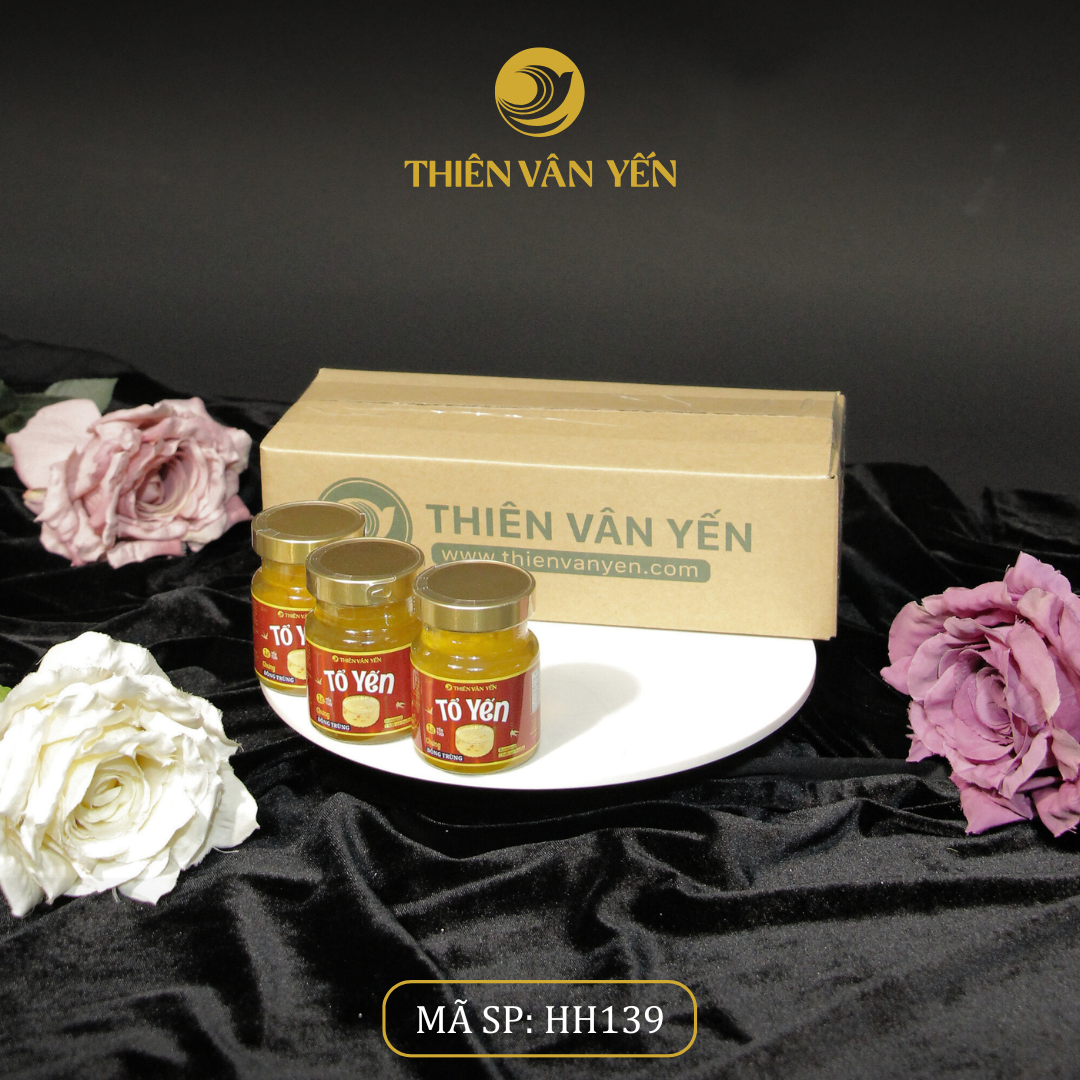 Set 10 Hũ - Tổ Yến Chưng Đông Trùng - Thiên Vân Yến