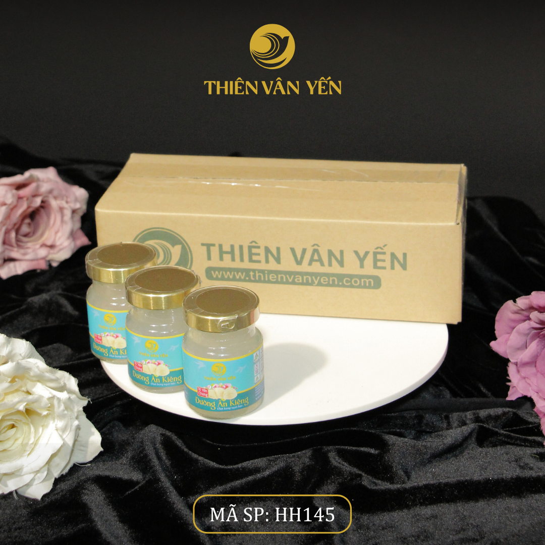 Set 10 Hũ - Tổ Yến Chưng Đường Ăn Kiêng 3g - Thiên Vân Yến