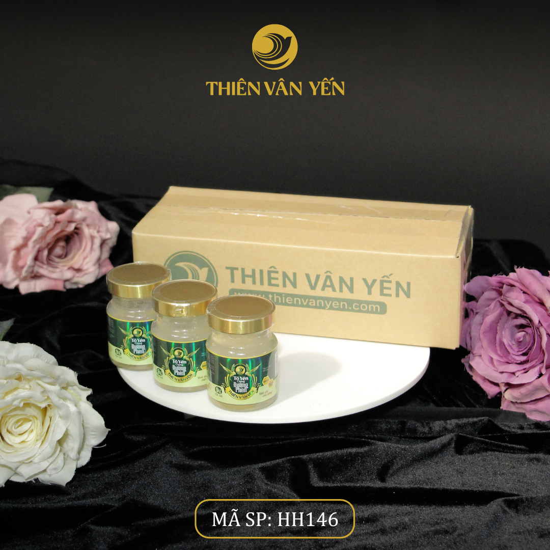 Set 10 Hũ - Tổ Yến Chưng Đường Phèn - Thiên Vân Yến