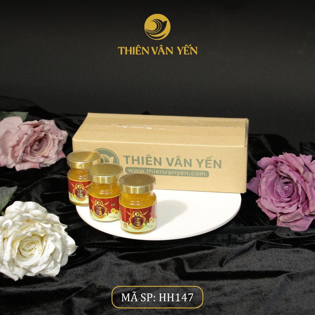 Set 10 Hũ - Tổ Yến Chưng Đông Trùng - Thiên Vân Yến