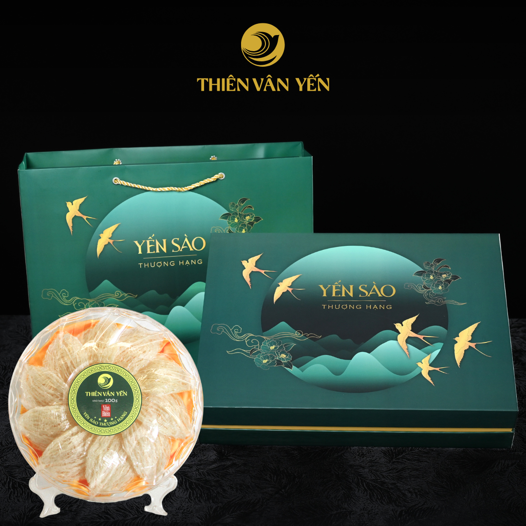 Tổ yến Biển tinh chế - hộp 100Gr - Thiên Vân Yến