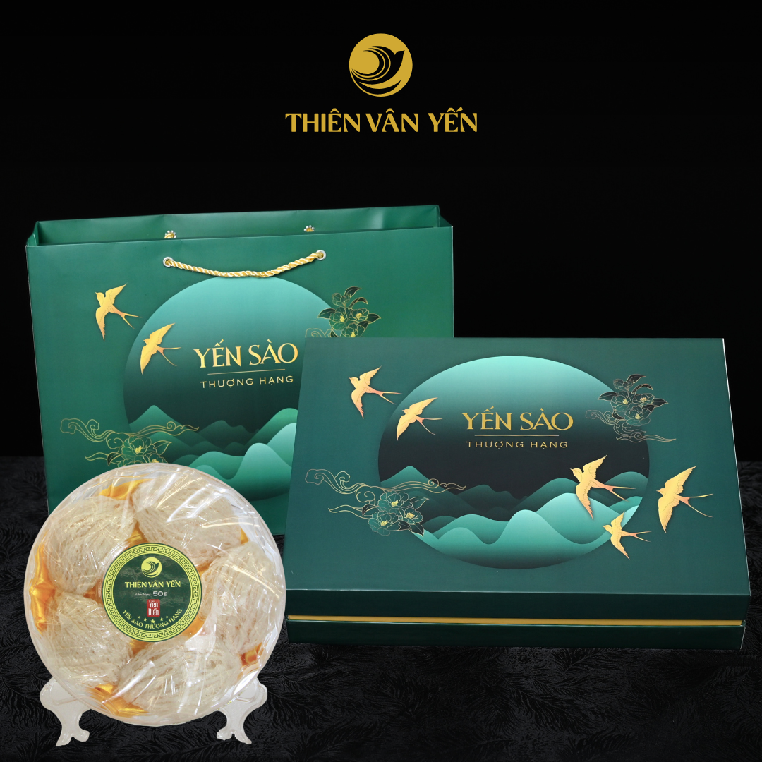 Tổ yến Biển tinh chế - hộp 50Gr - Thiên Vân Yến