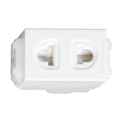 Ổ cắm đơn có màn che Panasonic WEV1081-7SW