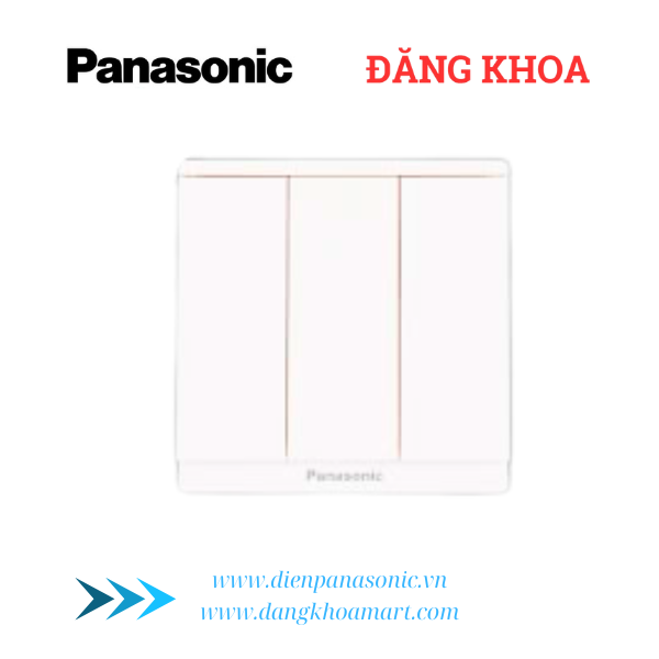 Bộ 3 công tắc B, 1 chiều Moderva Trắng WMF505-VN