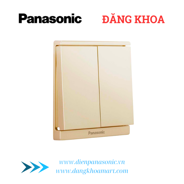 Bộ 2 công tắc C, 2 chiều Moderva Vàng ánh kim WMF504MYZ-VN