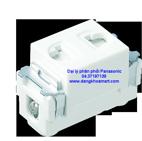 Ổ CẮM ĐƠN CÓ MÀN CHE PANASONIC WNV1081-7W