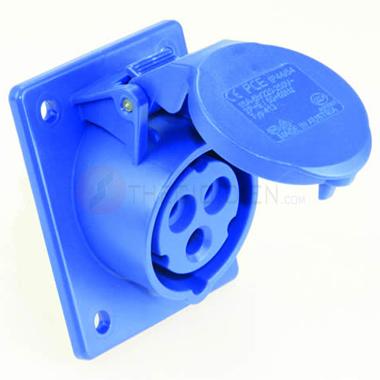 F423-6 Ổ cắm gắn âm nghiêng không kín nước IP44