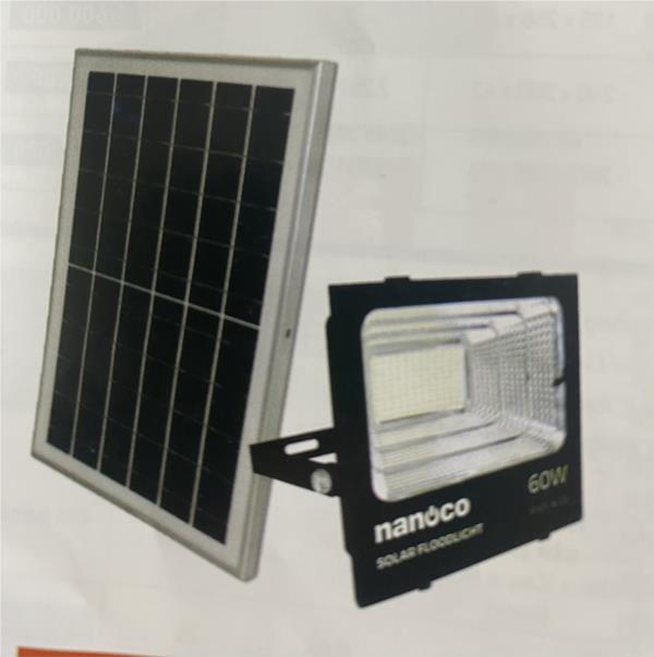 Đèn pha led 40W solar năng lượng mặt trời Nanoco NLFS040610L+NLFS040610S