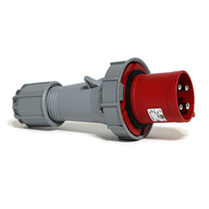 F044-6 Phích cắm di động loại kín nước 125A 4P 400V 6H IP67