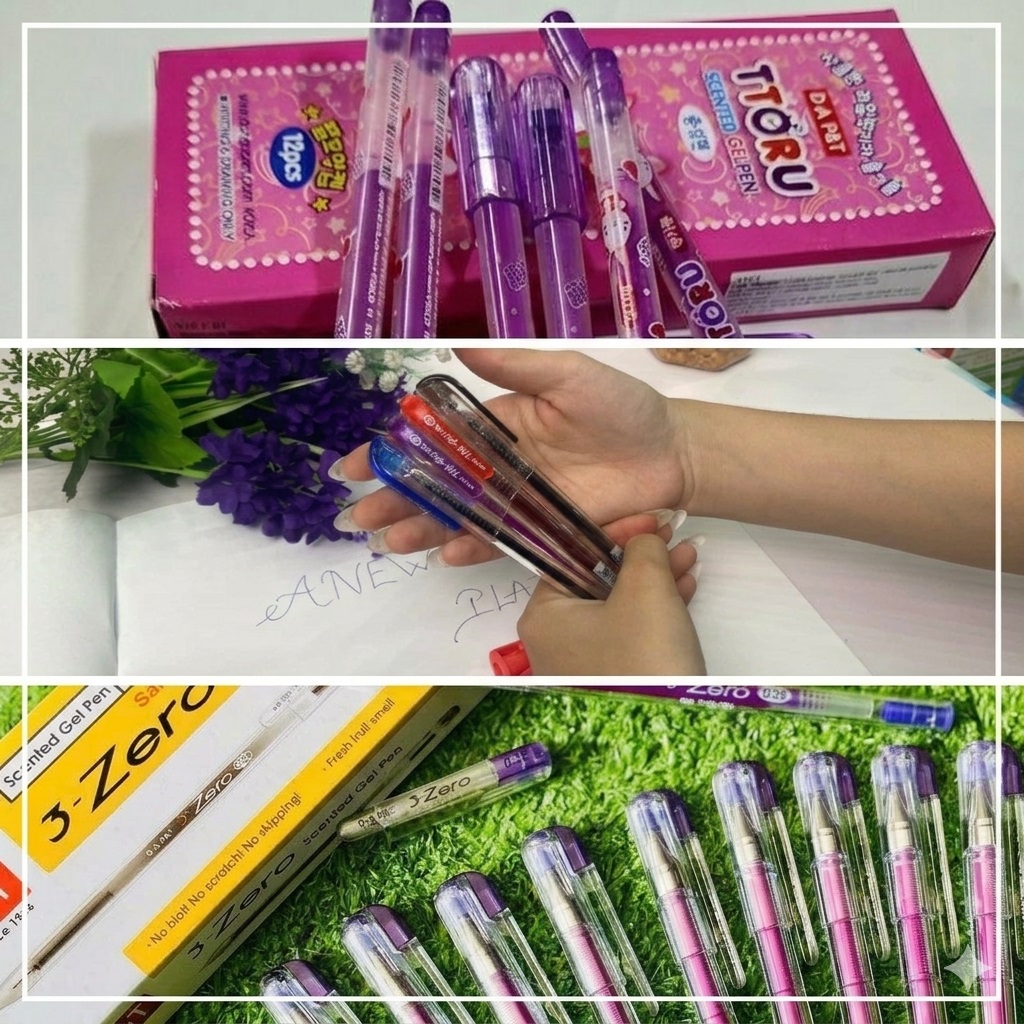 Top 3 Dòng Bút Mực Tím Cho Học Sinh Tiểu Học: Ttoru, My Gel và Zero có gì đặc biệt?