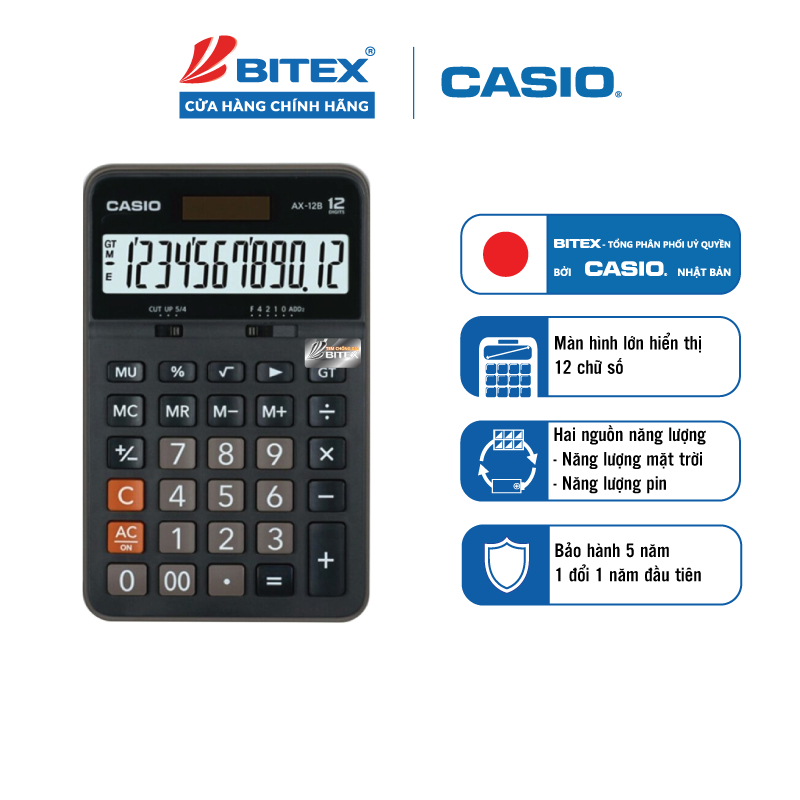 Máy tính Casio AX-120B