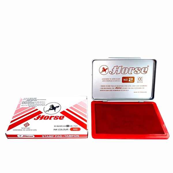 Mực dấu Horse đỏ