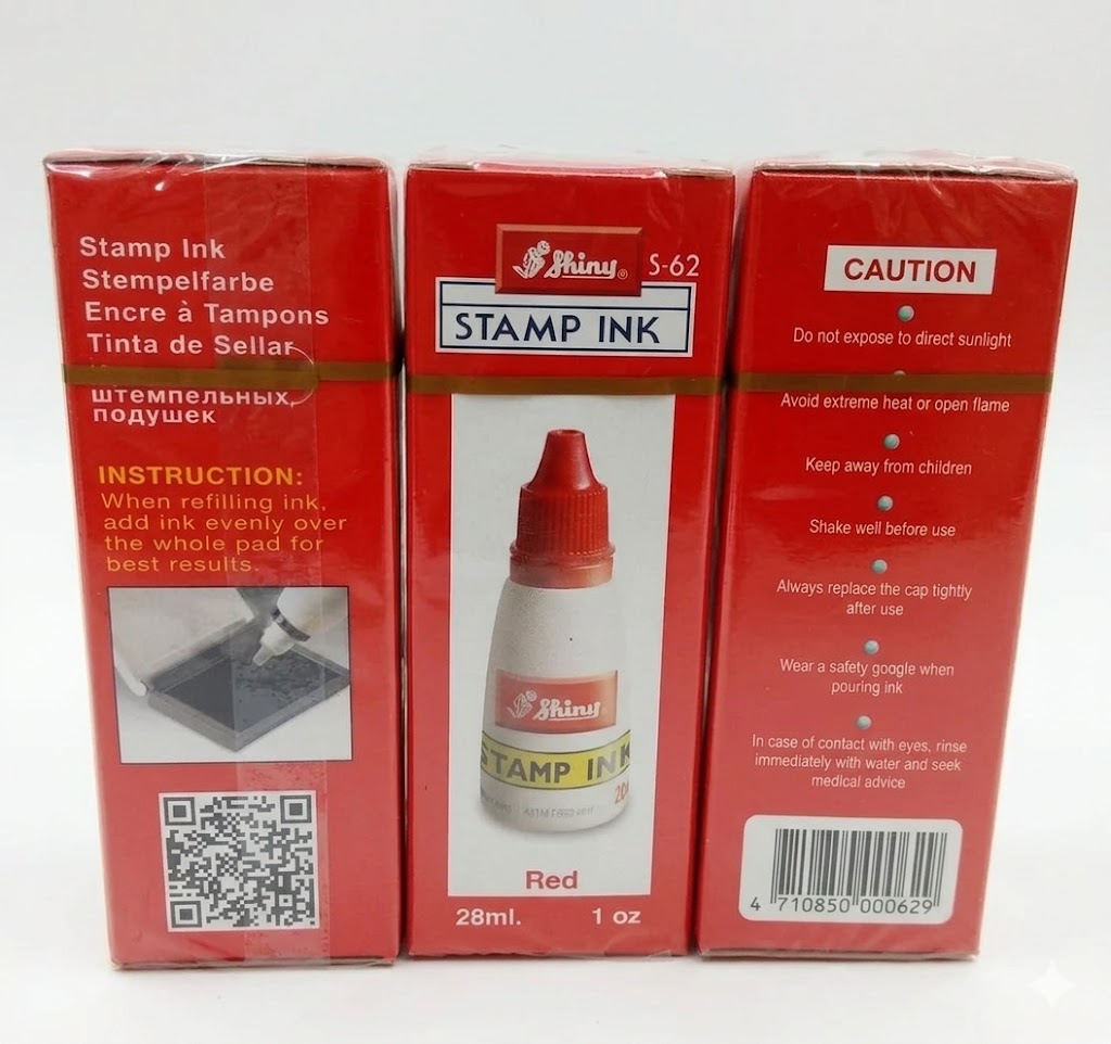 Mực dấu Shiny S-62 đỏ